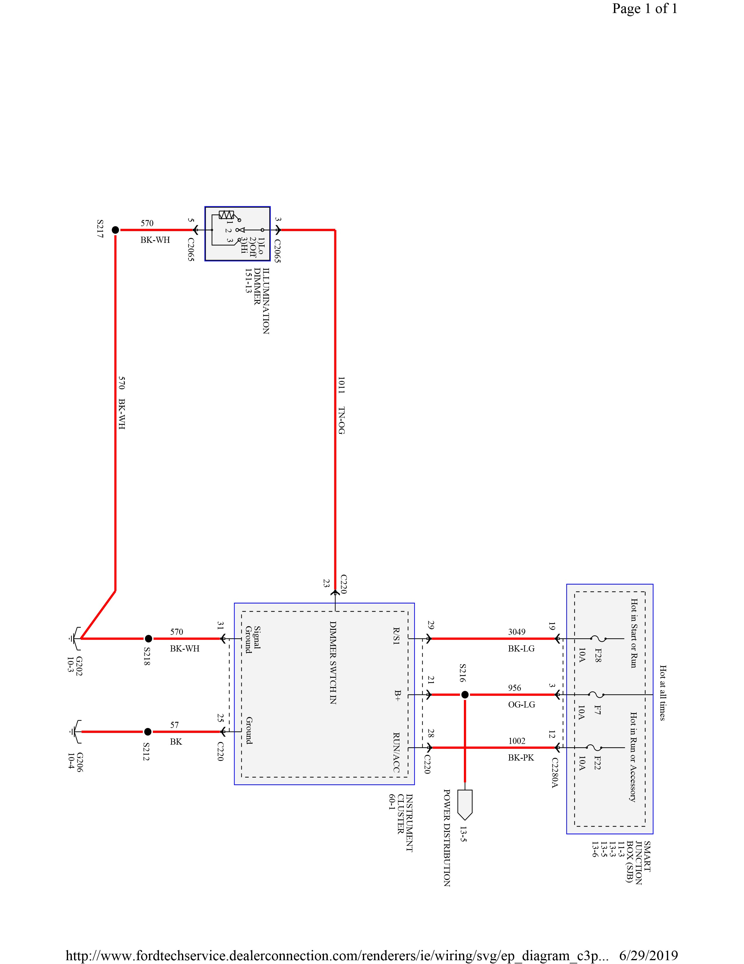 Mazda Tribute 2005-2007 wiring diagrams